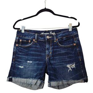 American Eagle Dark Wash Shorts SZ 2 (30"-31" Waist)